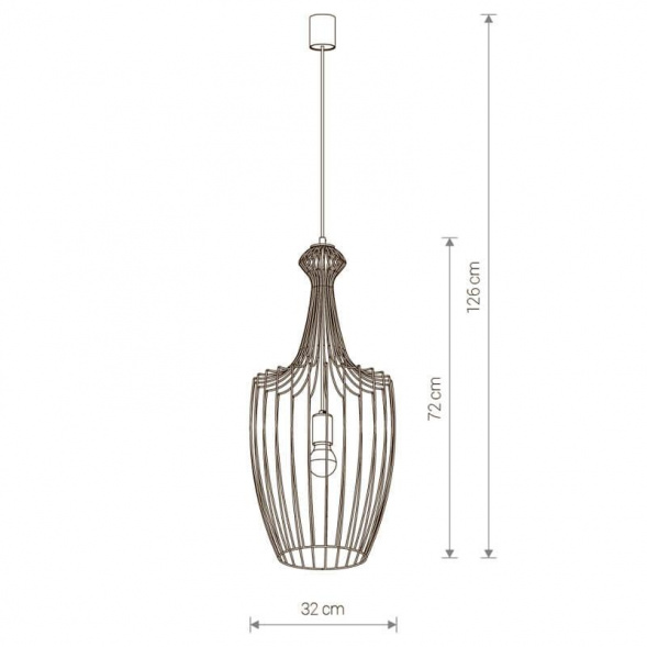 Подвесной светильник Nowodvorski Luksor 8850
