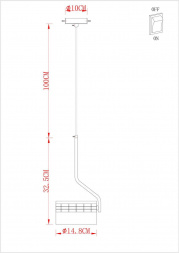 Подвесной светодиодный светильник Arte Lamp Mosaic A2094SP-1BK