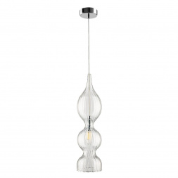 Подвесной светильник Crystal Lux Iris SP1 B Transparent