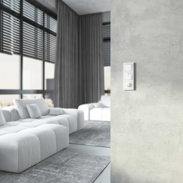 Выключатель Werkel Hammer двухклавишный белый W1220001 4690389162268