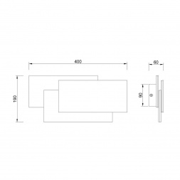 Настенный светодиодный светильник Mantra Tahiti 8089