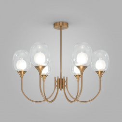 Подвесная люстра Eurosvet Spritz 70217/6 латунь