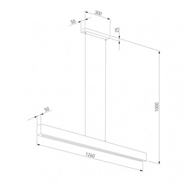 Подвесной светодиодный светильник TK Lighting 1448 Teo
