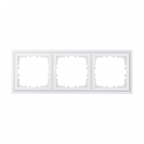 Рамка LK Studio 3-постовая (белый) CLASSIC 894304-1