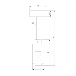 Декоративная стойка с вводом питания Elektrostandard Esthetic Magnetic 85141/00 a065433