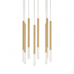 L8T747133 Люстра TUBO LED 40W 2000LM 360G ЗОЛОТО 3000K