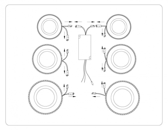 Потолочная светодиодная люстра Ambrella light Acrylica Original FA8874