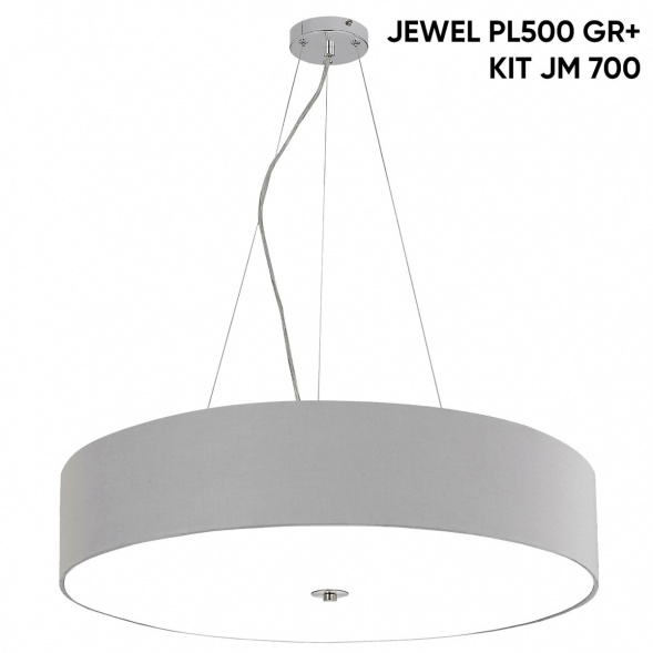 Потолочный светильник Crystal Lux Jewel PL700 Gray