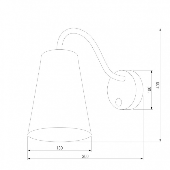 Бра TK Lighting 826 Wire Gold