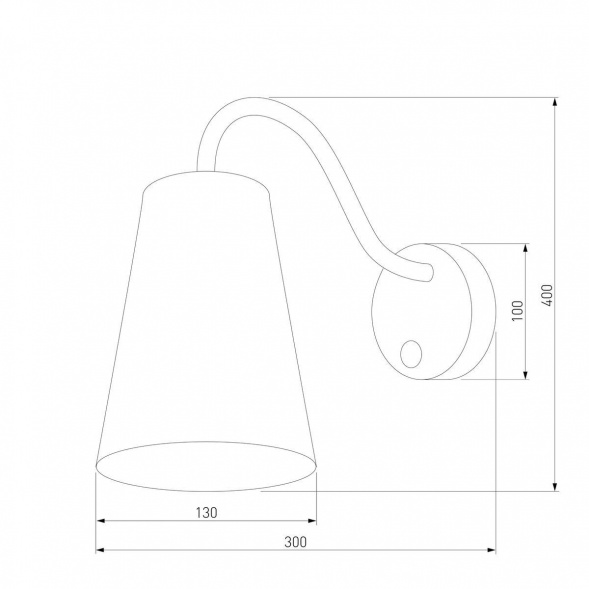 Бра TK Lighting 826 Wire Gold