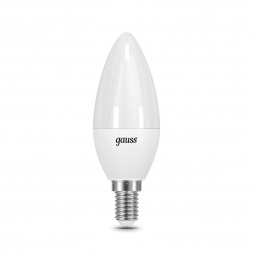 Лампа светодиодная Gauss E14 9.5W 6500K матовая 103101310