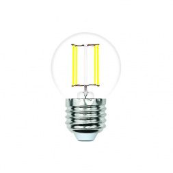 Лампа светодиодная филаментная Volpe E27 7W 4000K прозрачная LED-G45-7W/4000K/E27/CL/SLF UL-00008311