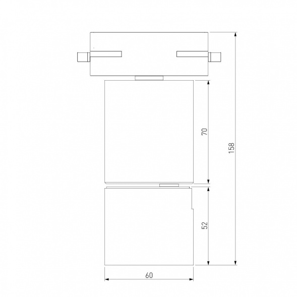 Трековый светодиодный светильник Elektrostandard Sens 85047/01 белый a062879