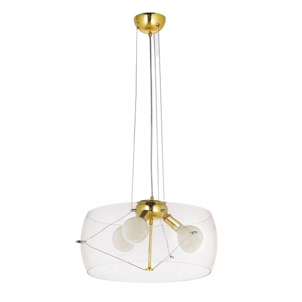 Подвесная люстра Lumina Deco Globo LDP 6018-500 PR+F.GD