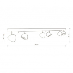 Спот Nowodvorski Vespa 8842