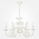 Подвесная люстра Eurosvet 60018/6 белый с золотом