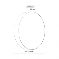 Настенно-потолочный светодиодный светильник Sonex Optima Basica 7779/DL