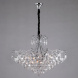 Подвесная люстра Eurosvet 10080/12 хром/прозрачный хрусталь Strotskis