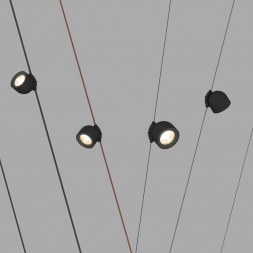 Трековый светодиодный светильник Denkirs Belty Spot DK5541-BK