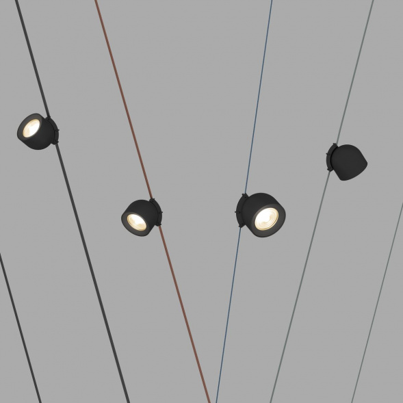 Трековый светодиодный светильник Denkirs Belty Spot DK5541-BK