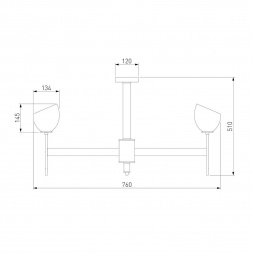 Подвесная люстра Eurosvet Arrista 60130/8 хром Smart
