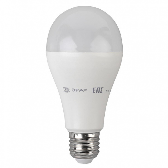 Лампа светодиодная ЭРА E27 20W 2700K матовая LED A65-20W-827-E27 R Б0050687