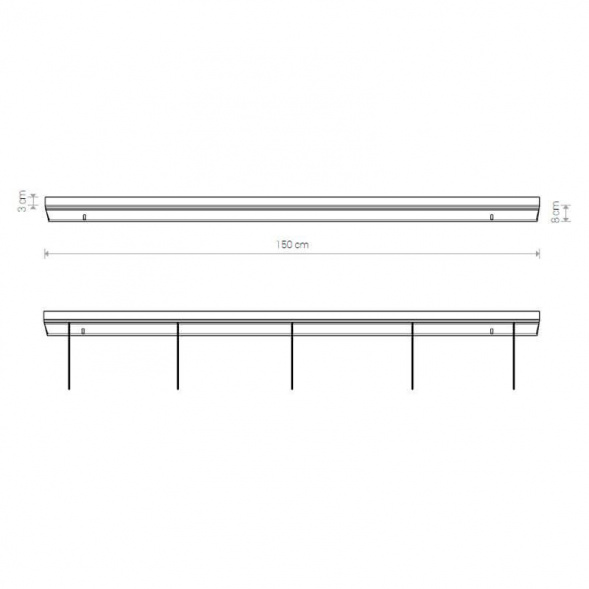 Основание для светильника Nowodvorski Cameleon Canopy B 1500 8610