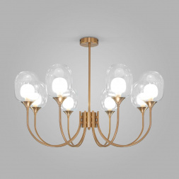 Подвесная люстра Eurosvet Spritz 70217/8 латунь