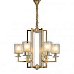 Подвесная люстра Lumina Deco Manhattan LDP 8012-6 F.GD
