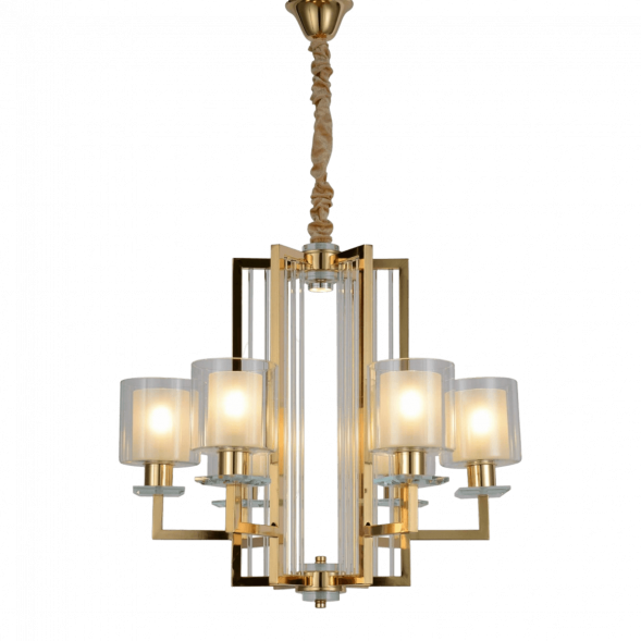 Подвесная люстра Lumina Deco Manhattan LDP 8012-6 F.GD