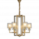 Подвесная люстра Lumina Deco Manhattan LDP 8012-6 F.GD