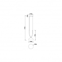 Подвесной светильник Vele Luce Astiy VL5434P01