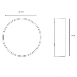 Потолочный светодиодный светильник Lucide Roxane 27815/10/29