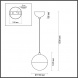 Подвесной светильник Odeon Light Pendant Pinga 4959/1