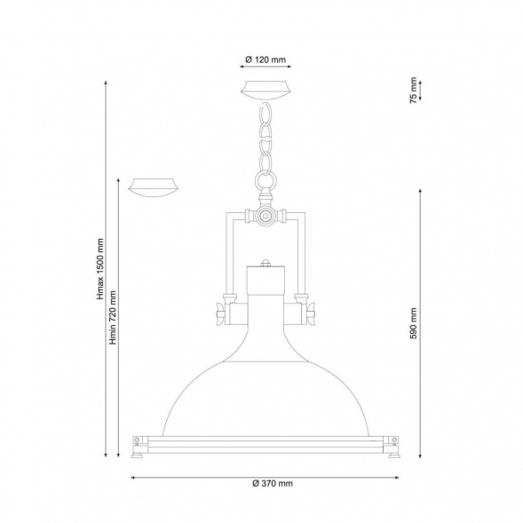 Подвесной светильник Lucia Tucci Industrial 093