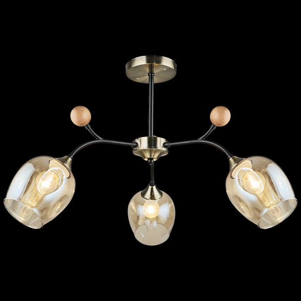 Потолочный светильник Reluce 02009-0.3-03 AB+BK