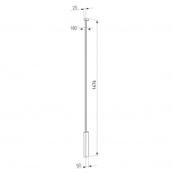 Настенный светодиодный светильник Elektrostandard Alto LED латунь 3000K 40133/LED a069821