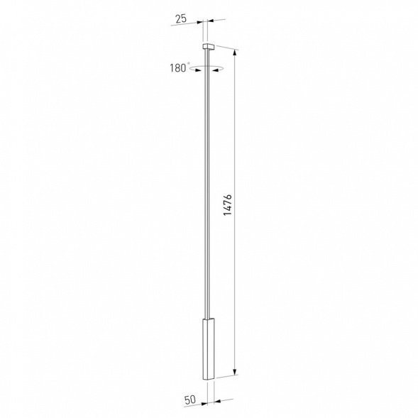 Настенный светодиодный светильник Elektrostandard Alto LED латунь 3000K 40133/LED a069821