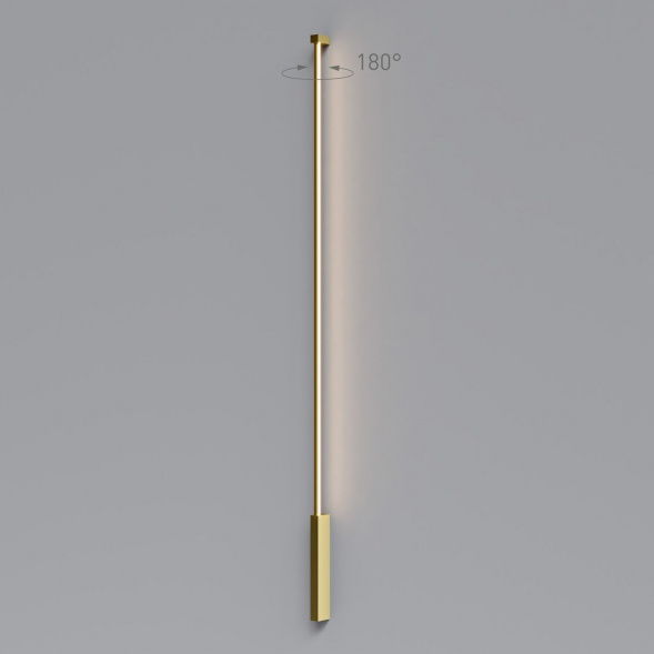 Настенный светодиодный светильник Elektrostandard Alto LED латунь 3000K 40133/LED a069821