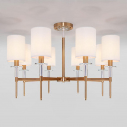 Подвесная люстра Eurosvet Brielle 60132/8 латунь