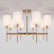 Подвесная люстра Eurosvet Brielle 60132/8 латунь