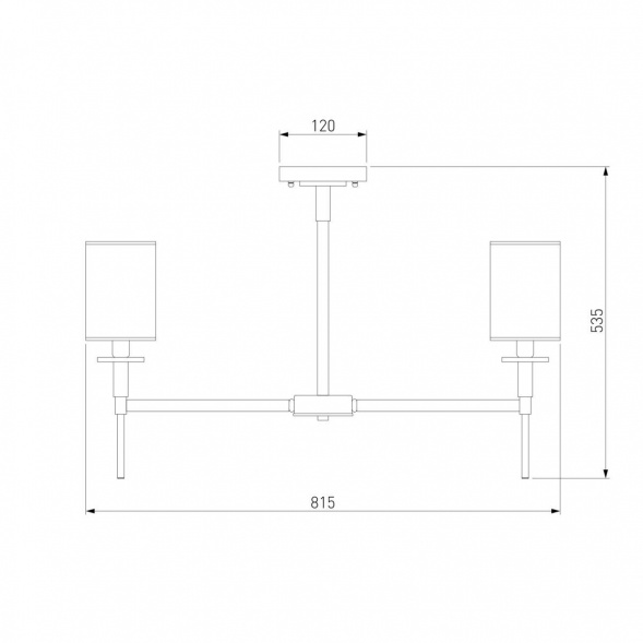 Подвесная люстра Eurosvet Brielle 60132/8 латунь