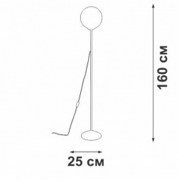 Торшер Vitaluce V2842-1/1P
