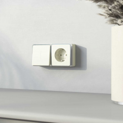 Выключатель одноклавишный с подсветкой Werkel Gallant слоновая кость W5010103 4690389163807