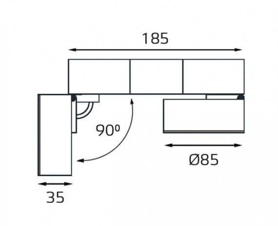 Светодиодный спот Italline M03-178 white
