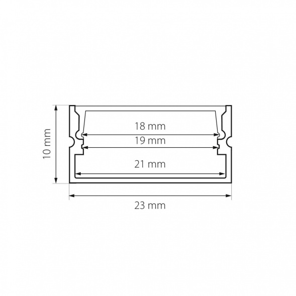 Профиль с рассеивателем Lightstar Profiled 419211