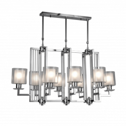 Подвесная люстра Lumina Deco Manhattan LDP 8012-8 PR CHR