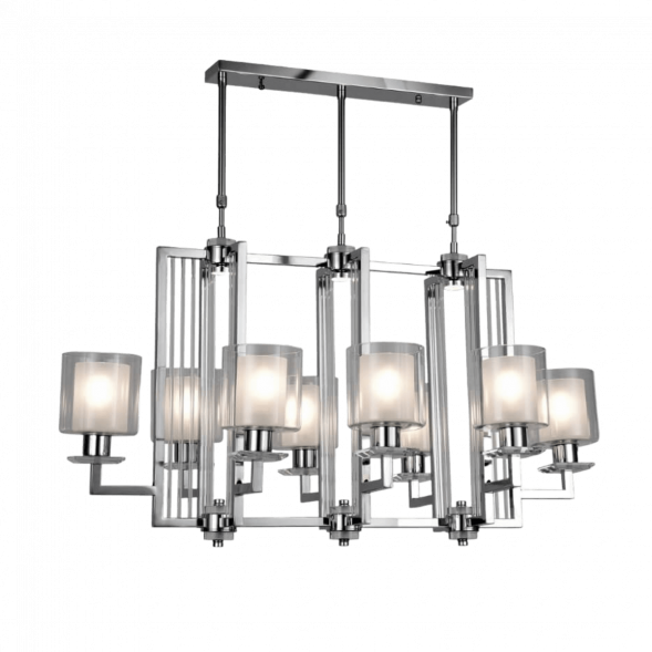Подвесная люстра Lumina Deco Manhattan LDP 8012-8 PR CHR