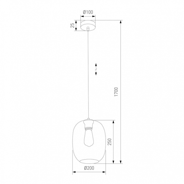 Подвесной светильник TK Lighting 5971 Elio