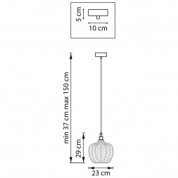 Подвесной светильник Lightstar Rocco 793126